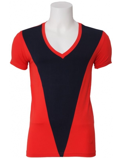 Zumo t-shirt - Beppe - Rood / Blauw