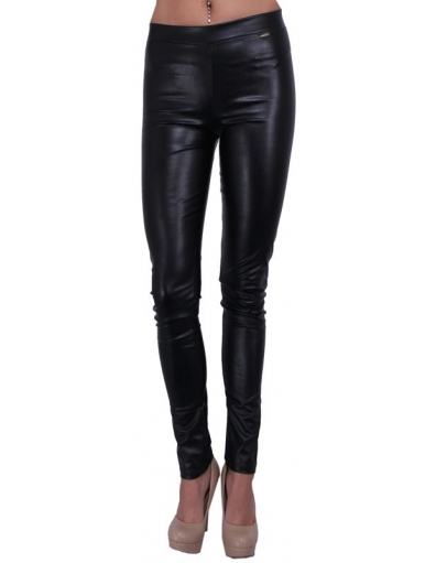 Legging leatherlook - Amy Gee - Broeken - Zwart