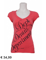 Dept t-shirt roze